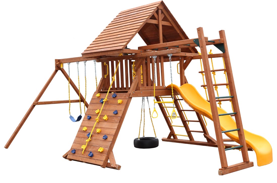 Деревянная площадка для детей Original Castle II Playgarden