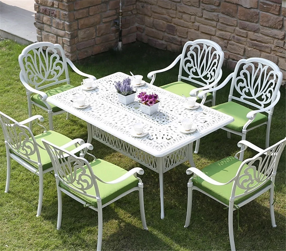 Комплект мебели из литого алюминия Rimini 6 white, Белый, Белая мебель из литого алюминия Rimini 6 white
Комплект мебели из литого алюминия Rimini 6 white, Белый, Белая мебель из литого алюминия Rimini 6 white