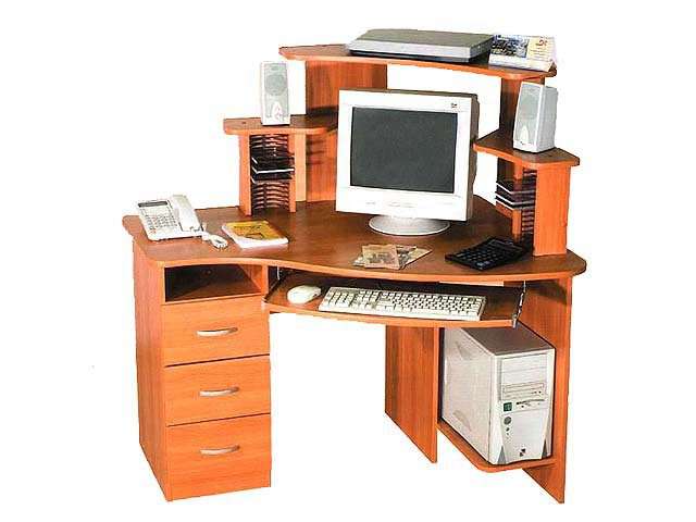 Компьютерный стол КС-12-2Т+КН-3