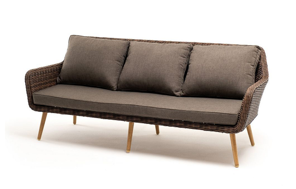 

Трехместный диван Прованс, коричневый