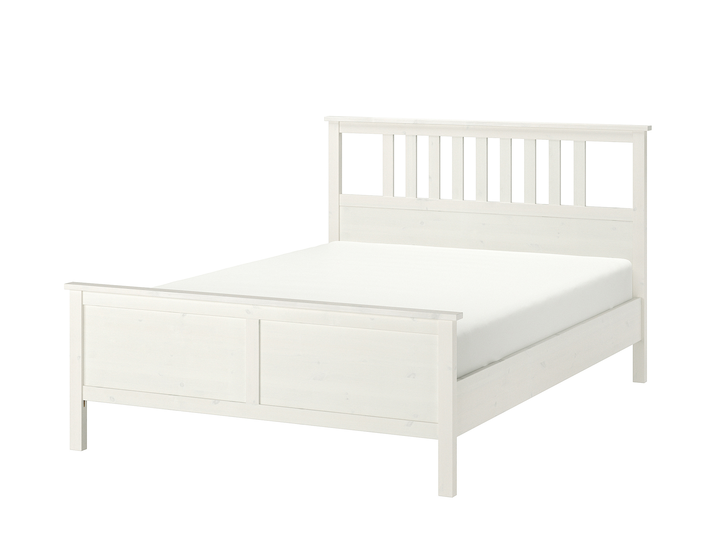 Двуспальная кровать Hemnes Хемнэс 160 Икеа прихожая хемнэс белый