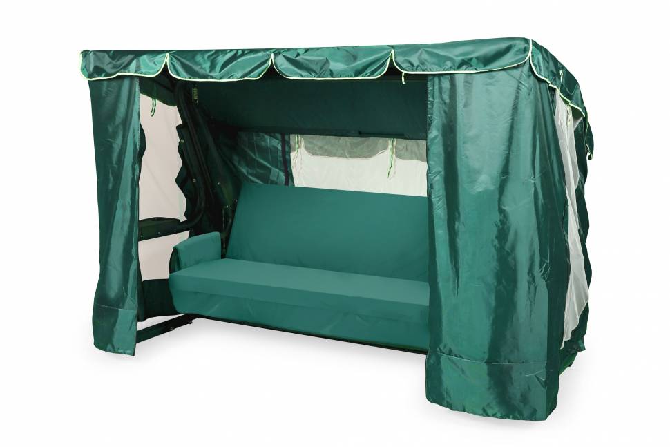 Садовые качели Нирвана 76 Classic зеленый кровать интерьерная лотос микровельвет зеленый