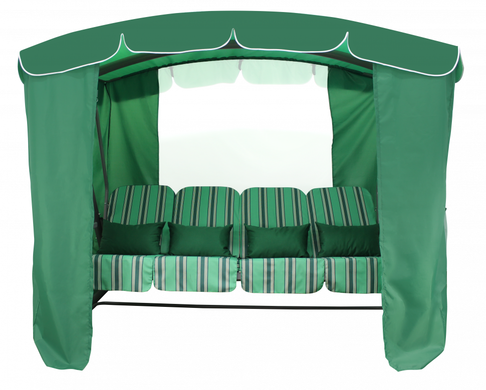 Садовые качели Дефа Люси Люкс зеленый collar soft поводок верх ширина 25 мм длина 122 см