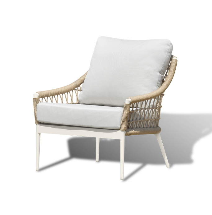 

Кресло из искусственного ротанга Венеция, соломенный, Слоновая кость/белый, Кресло из искусственного ротанга Венеция, соломенный
