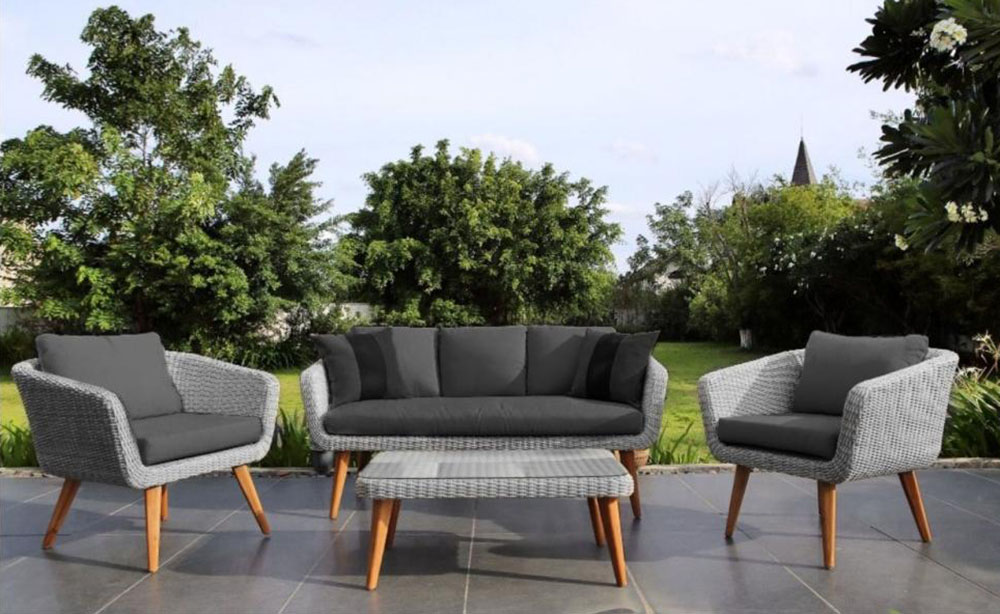 Комплект плетеной мебели AFM-605G Grey комплект плетеной мебели t286a y137c w53 brown афина