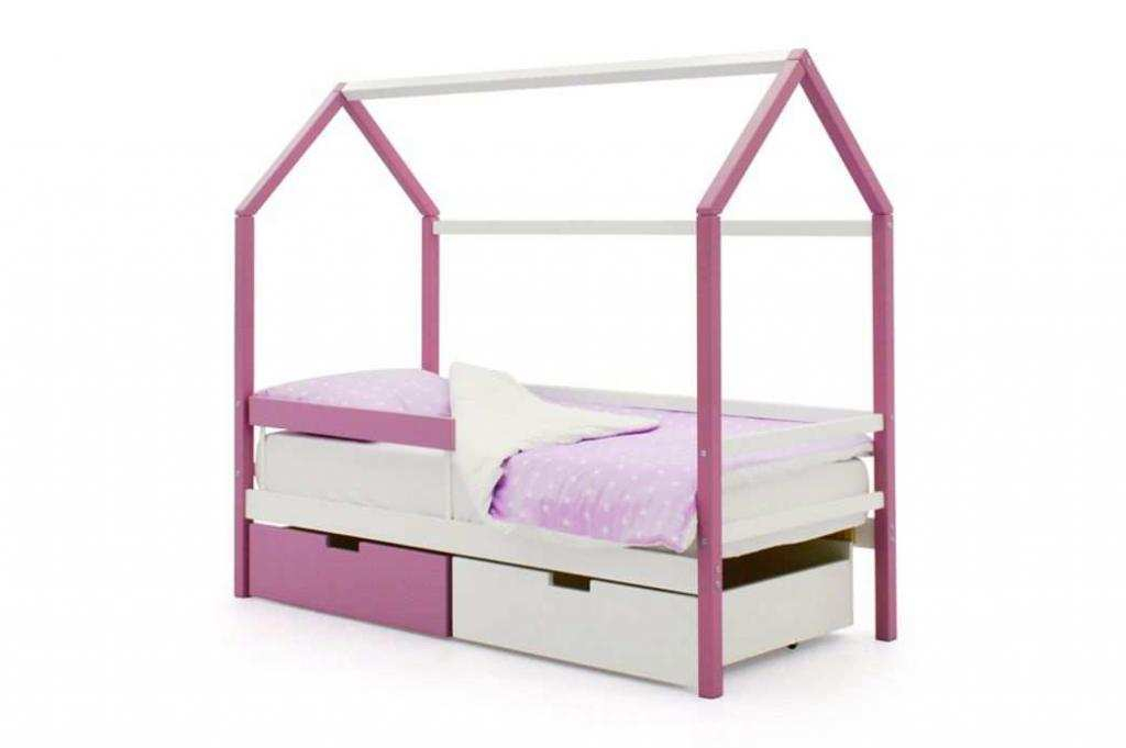 Детская кровать-домик Бельмарко Svogen с бортиком