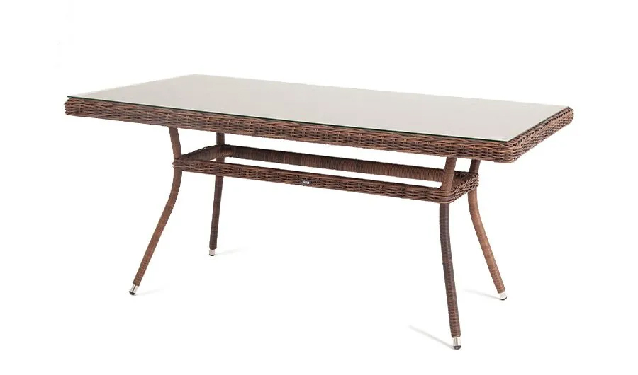 Обеденный стол Латте 140 см коричневый стол tc стекло 140х80х75 см