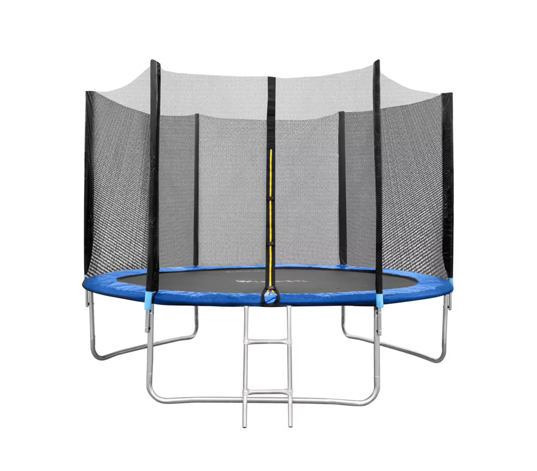 Батут FunFit 312 см - 10ft синий стул breeze g108 56 пудровый синий темно серый каркас велюр