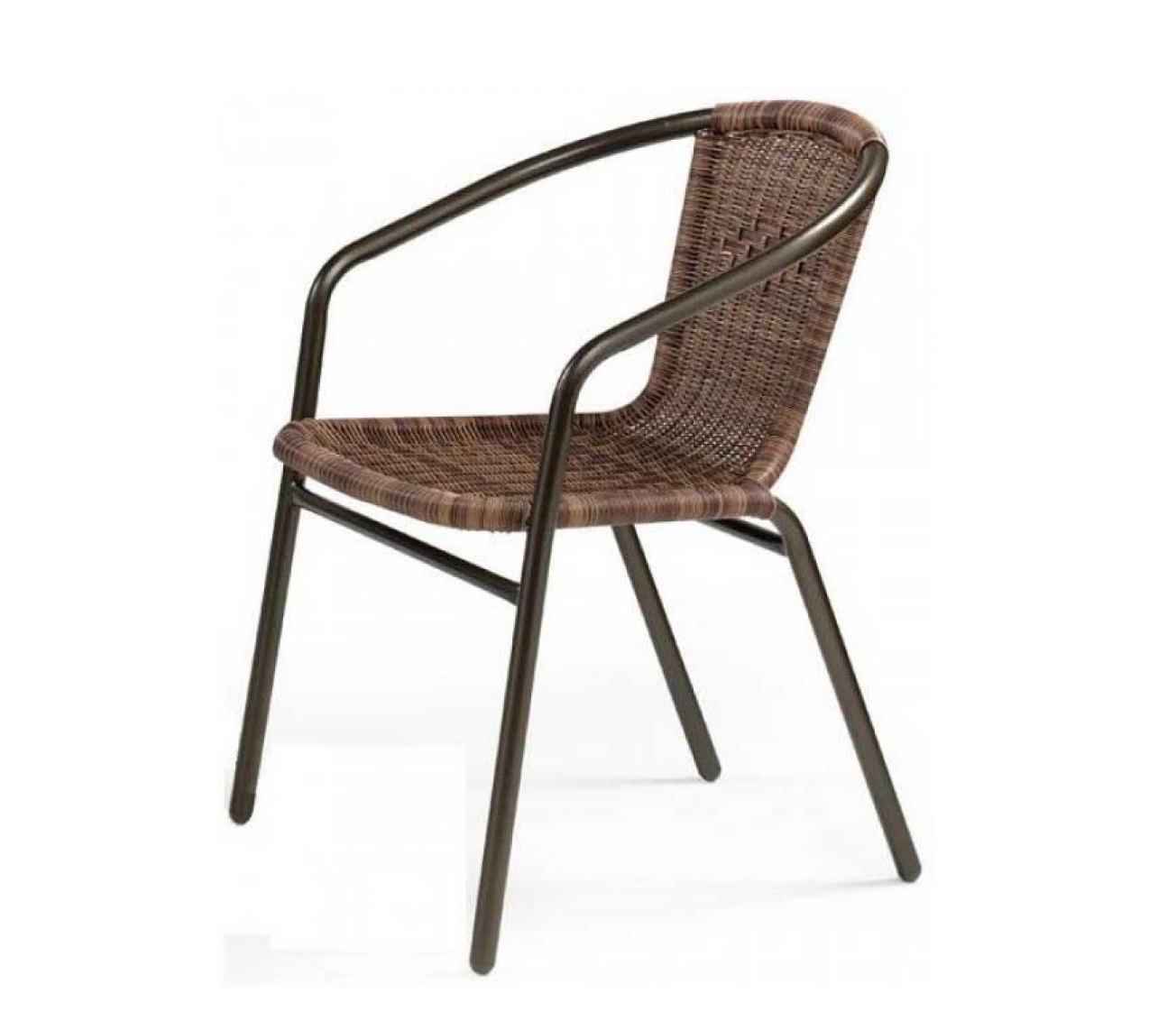 Стул плетеный Асоль CDC02 Brown плетеный стул из роупа марсель бежево серый