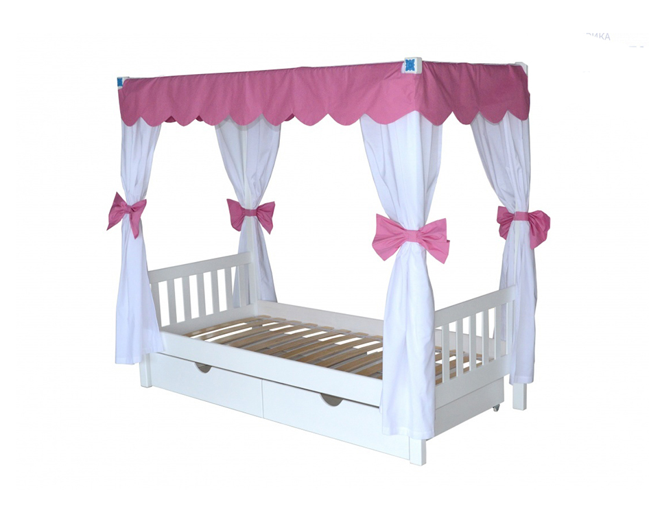 Детская кровать Росинка двуспальная кровать адела массив сосны антрацит 160х200 см