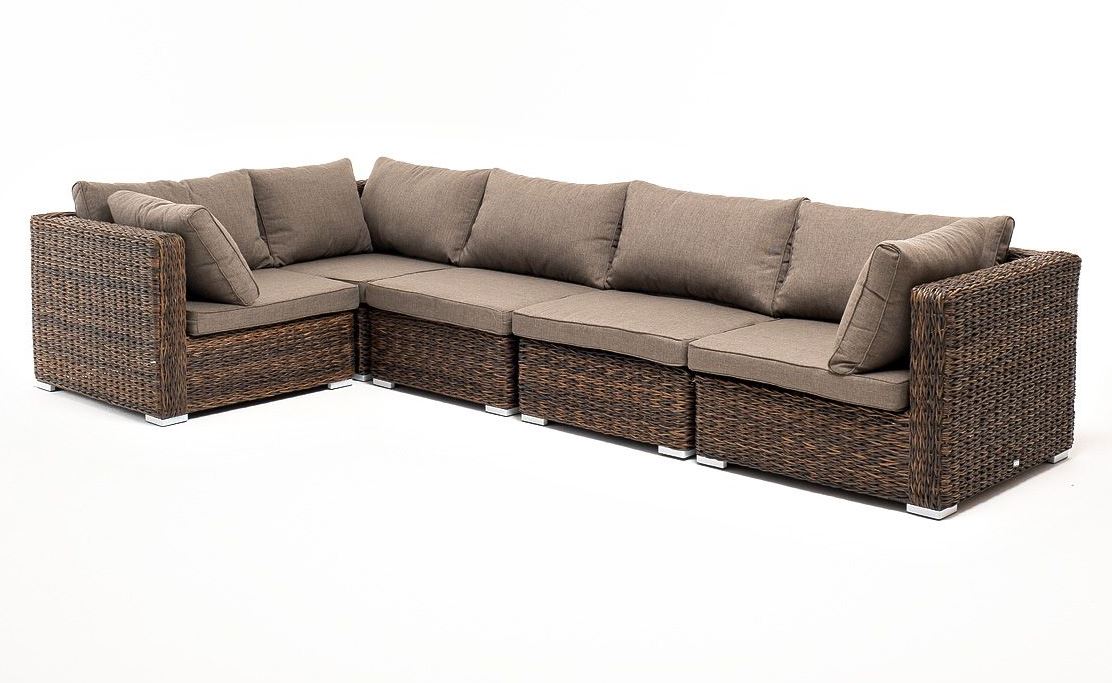 Трансформирующийся диван Лунго гиацинт коричневый диван двухместный капучино из искусственного ротанга гиацинт соломенный