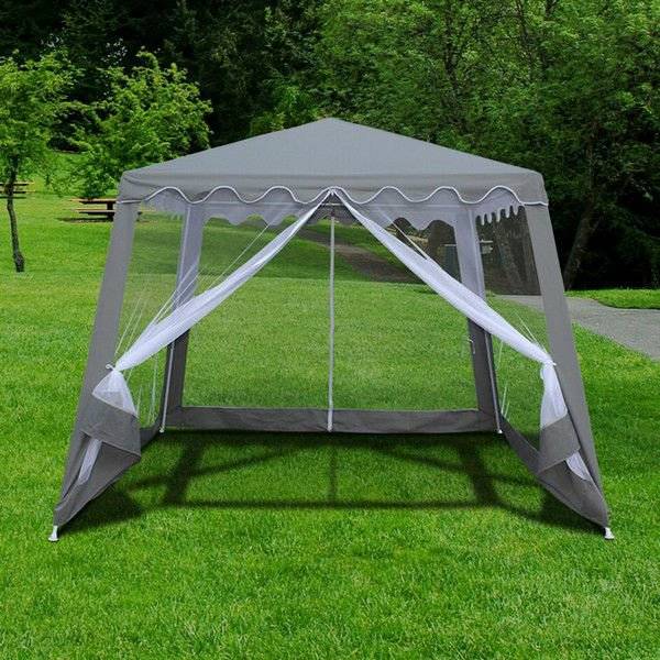 Садовый тент шатер с москитной сеткой укрывной тент промышленник