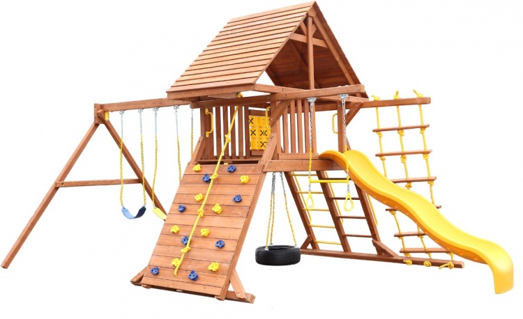 Деревянная площадка для детей Original Castle Playgarden