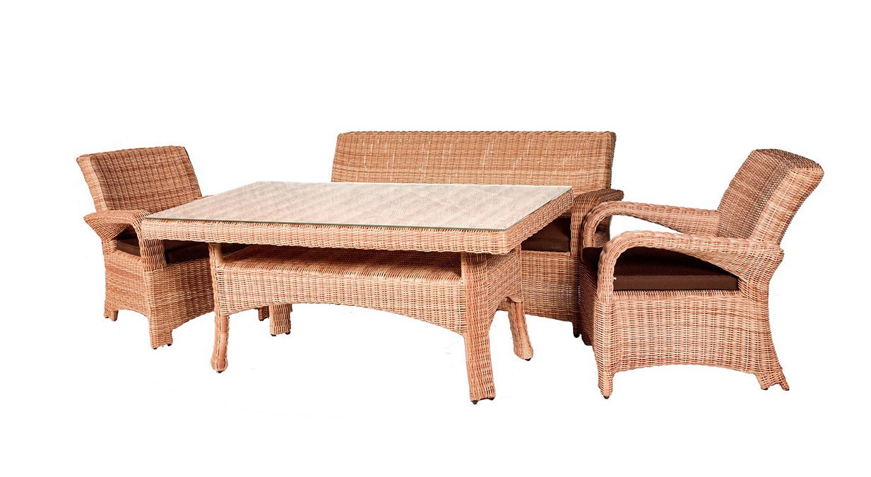 Комплект KORILIUS с прямоугольным столом ferplast charles 60 софа с двухсторонней подушкой коричневая