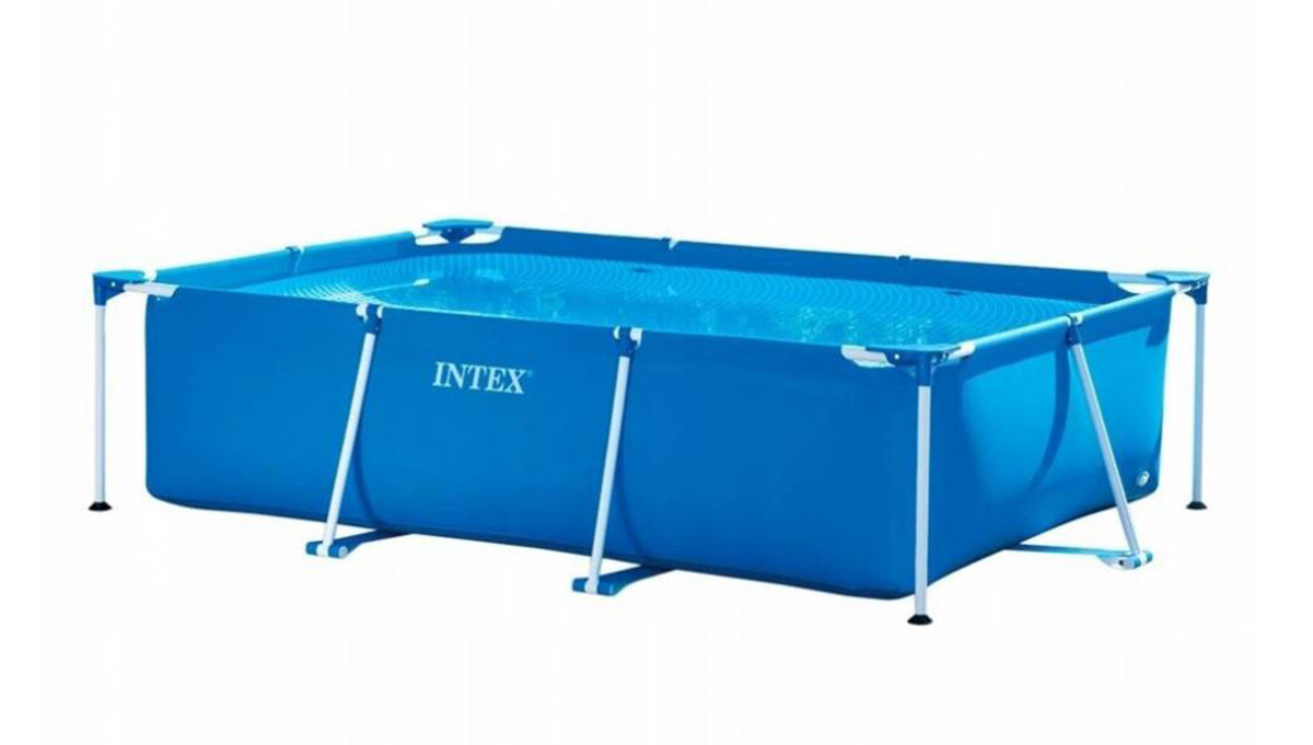 Каркасный прямоугольный бассейн Intex 300х200х75 см бассейн intex