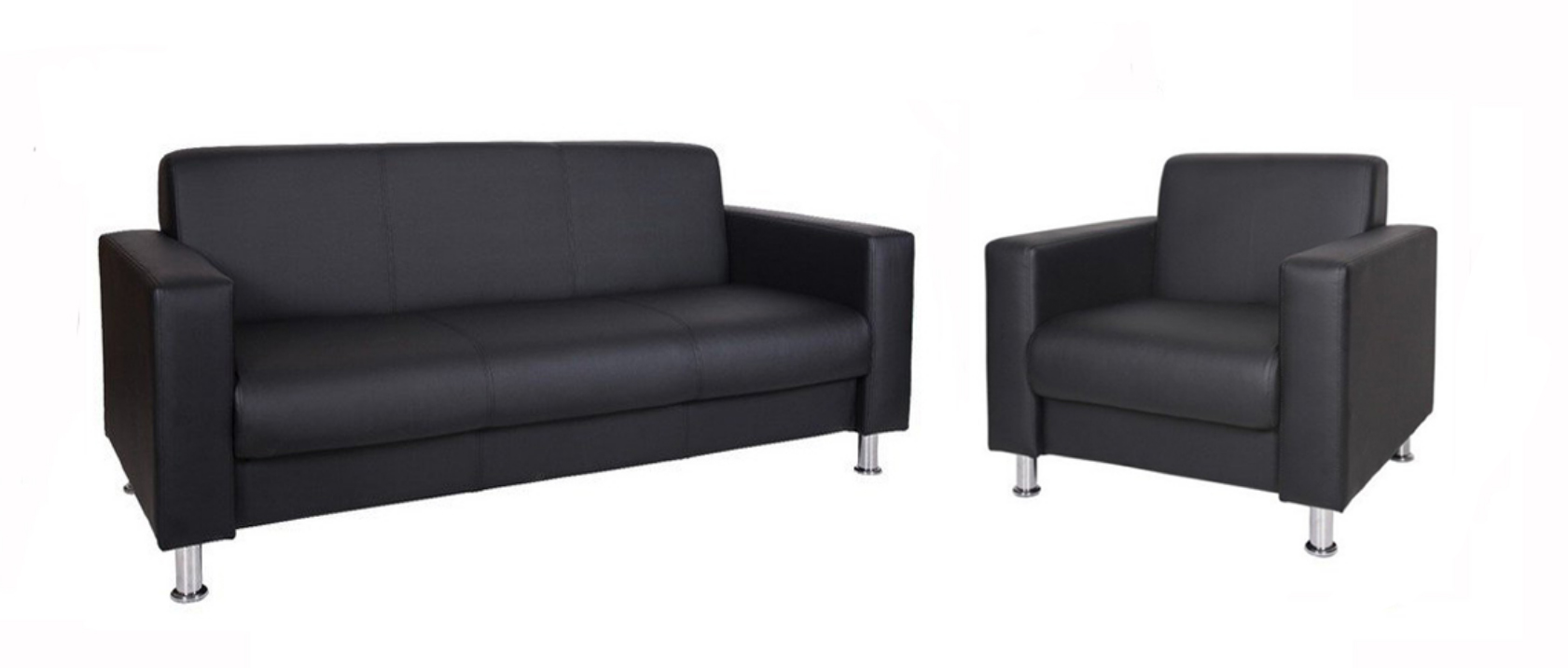 Комплект мягкой мебели Блюз 10.04 диван офисный прямой милан блюз