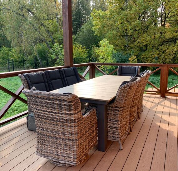 Комплект из искусственного ротанга Мальта