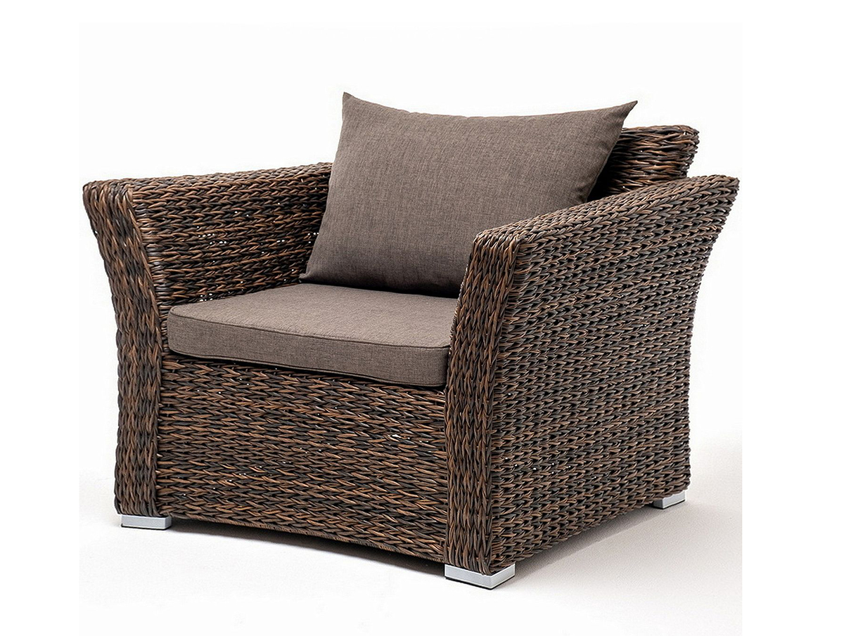 Кресло из искусственного ротанга Капучино гиацинт коричневый кресло из искусственного ротанга алиса