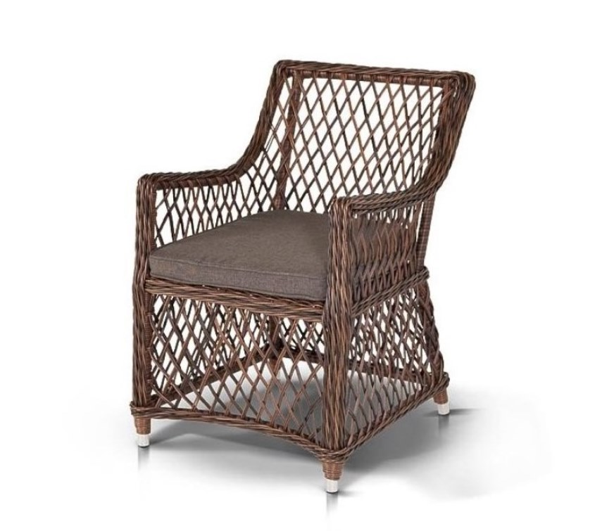 Кресло из искусственного ротанга Латте Brown кресло из искусственного ротанга алиса brown