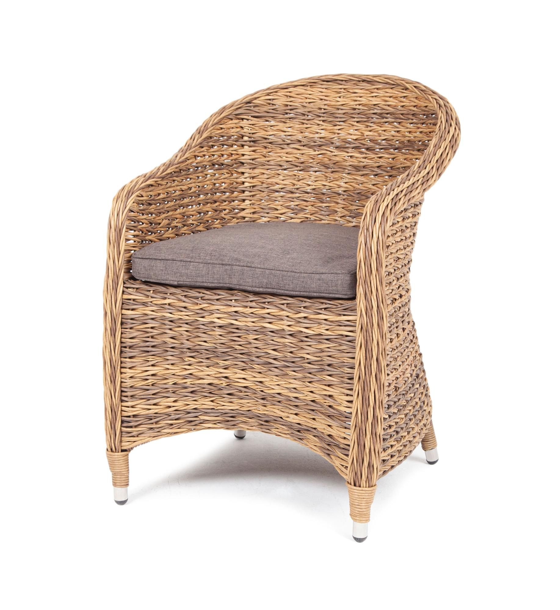 Плетеное кресло Равенна гиацинт соломенный плетеное кресло равенна коричневое с белой подушкой