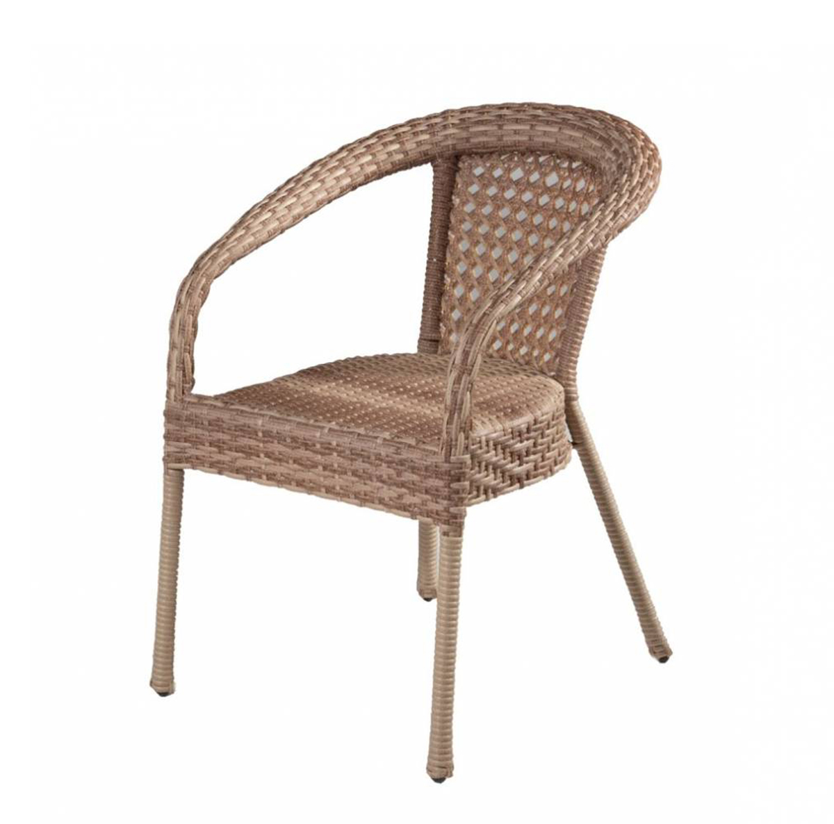 Кресло DECO светло-коричневое нить силиконовая резинка плоская 1мм l 50м