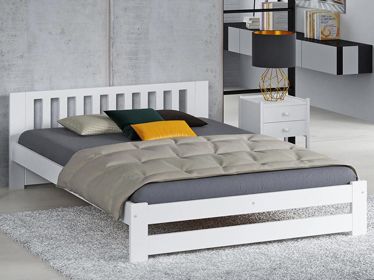 Кровать Цюрих 2 кровать соня вариант 4 с защитой по центру выкатные ящики приобретаются отдельно лаванда