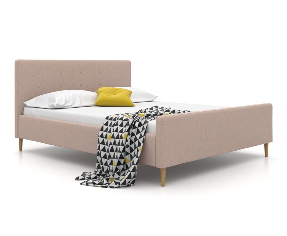 Интерьерная кровать Канди двуспальная кровать эко натуральный 120х200 см 41 см