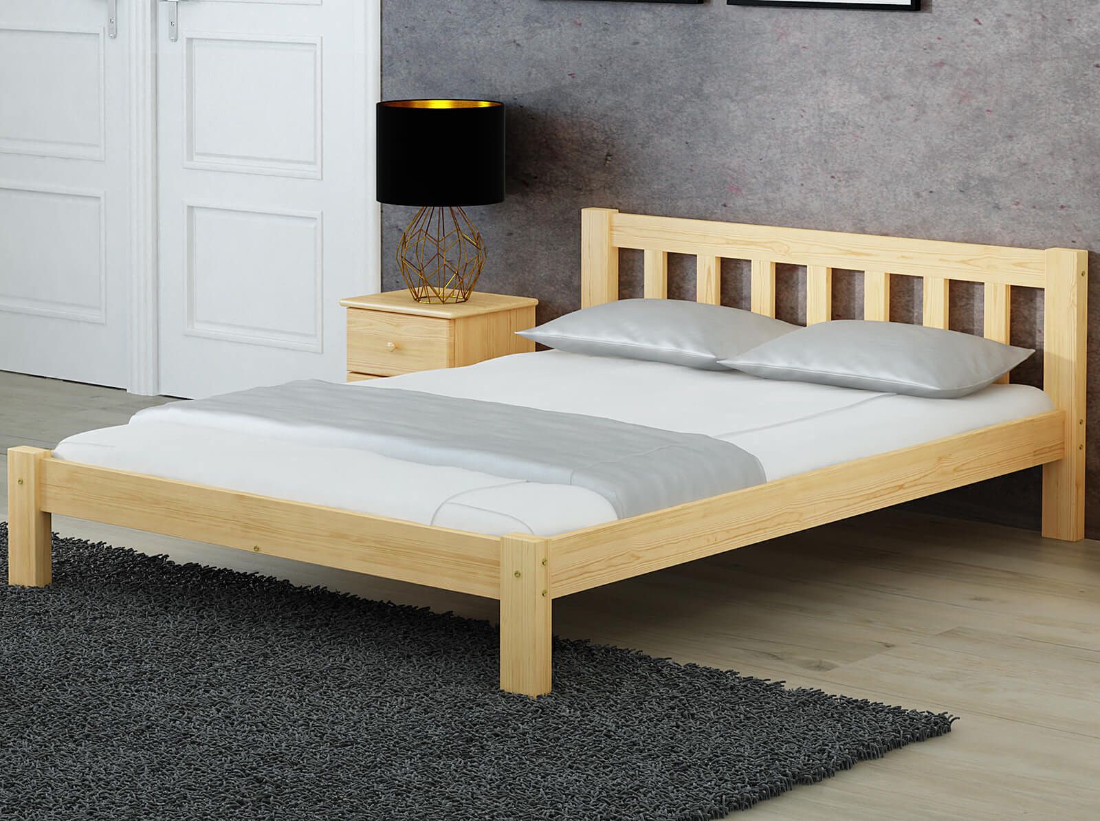 Кровать Коринф кровать соня вариант 4 с защитой по центру выкатные ящики приобретаются отдельно лаванда