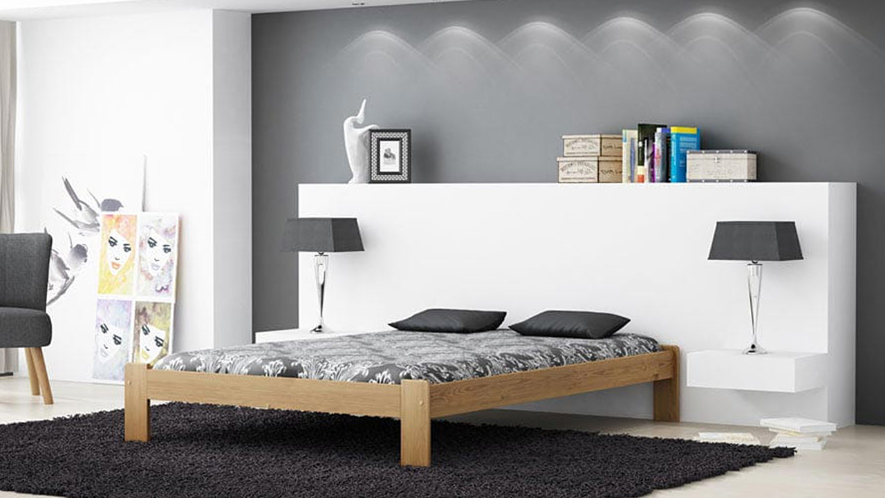 Кровать Макао кровать соня вариант 4 с защитой по центру выкатные ящики приобретаются отдельно лаванда