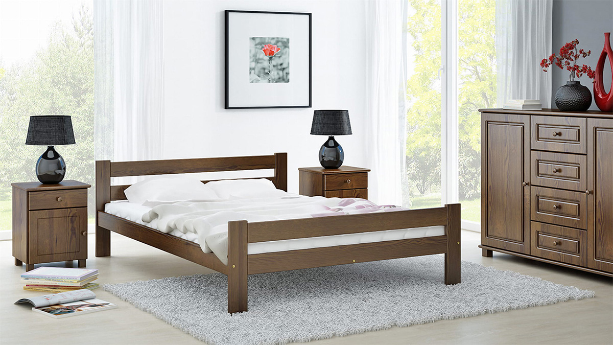 Кровать Родос кровать соня вариант 4 с защитой по центру выкатные ящики приобретаются отдельно лаванда
