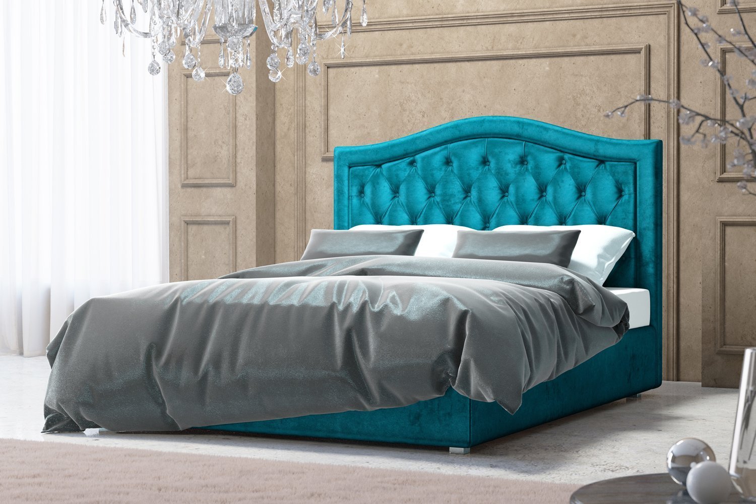 Интерьерная кровать Тория-2 Michel пуговицы деревянные 4 прокола d 15 мм 20 шт бренди