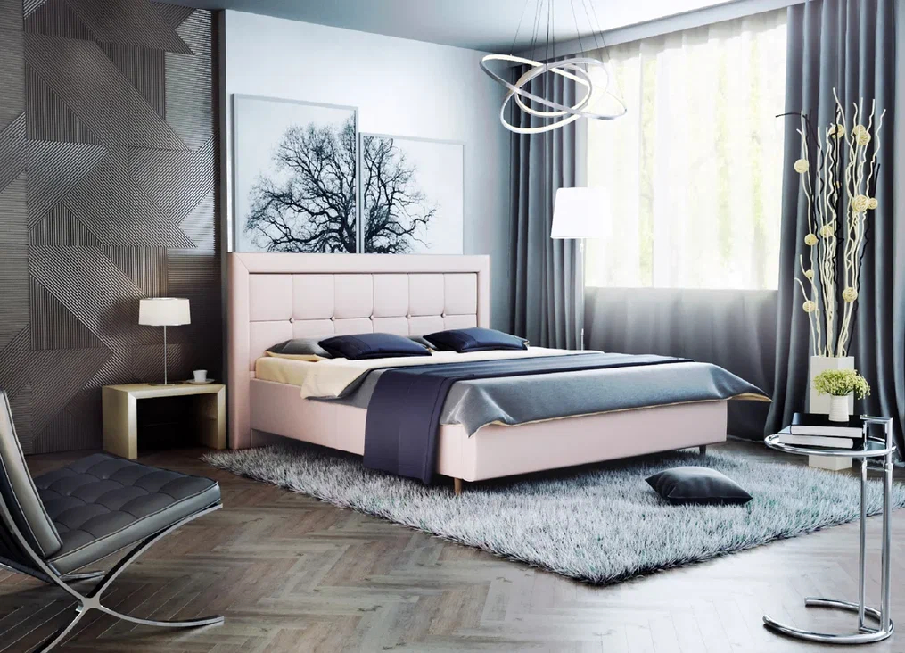Интерьерная кровать Венетика 8-1 пуговицы деревянные 4 прокола d 15 мм 20 шт цвет бренди