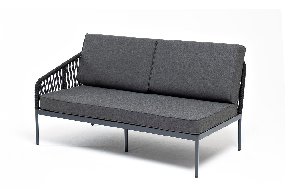 Модульный диван Канны правый темно-серый кресло канны темно серое