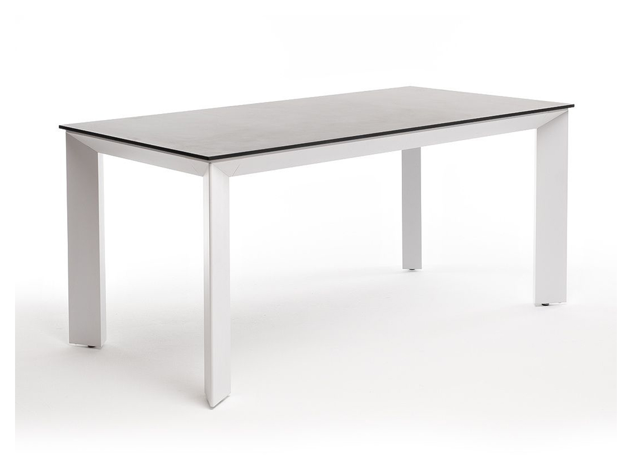 Обеденный стол из HPL 160 Венето серый гранит обеденный стол из hpl венето серый гранит