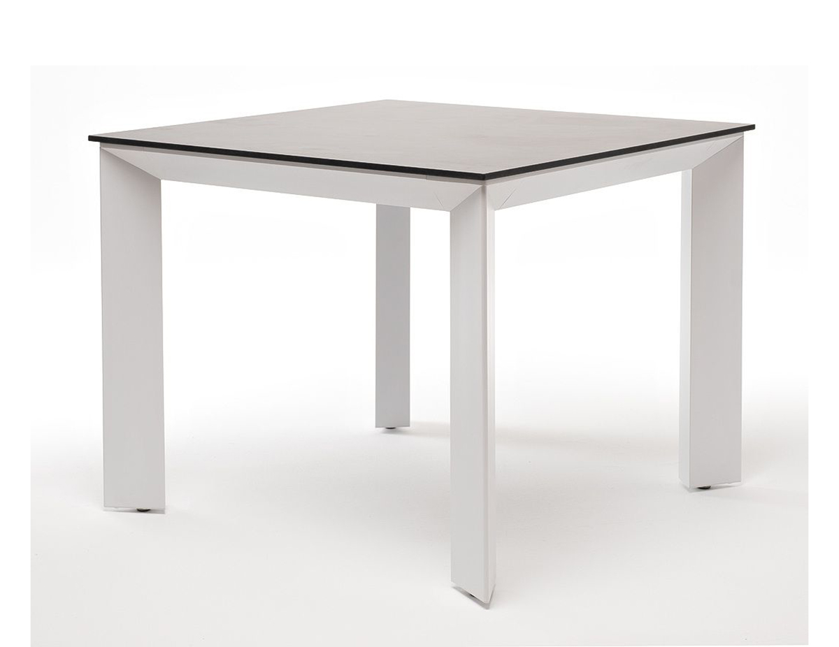 обеденный стол из hpl диего 120 серый гранит Обеденный стол из HPL 90 Венето серый гранит