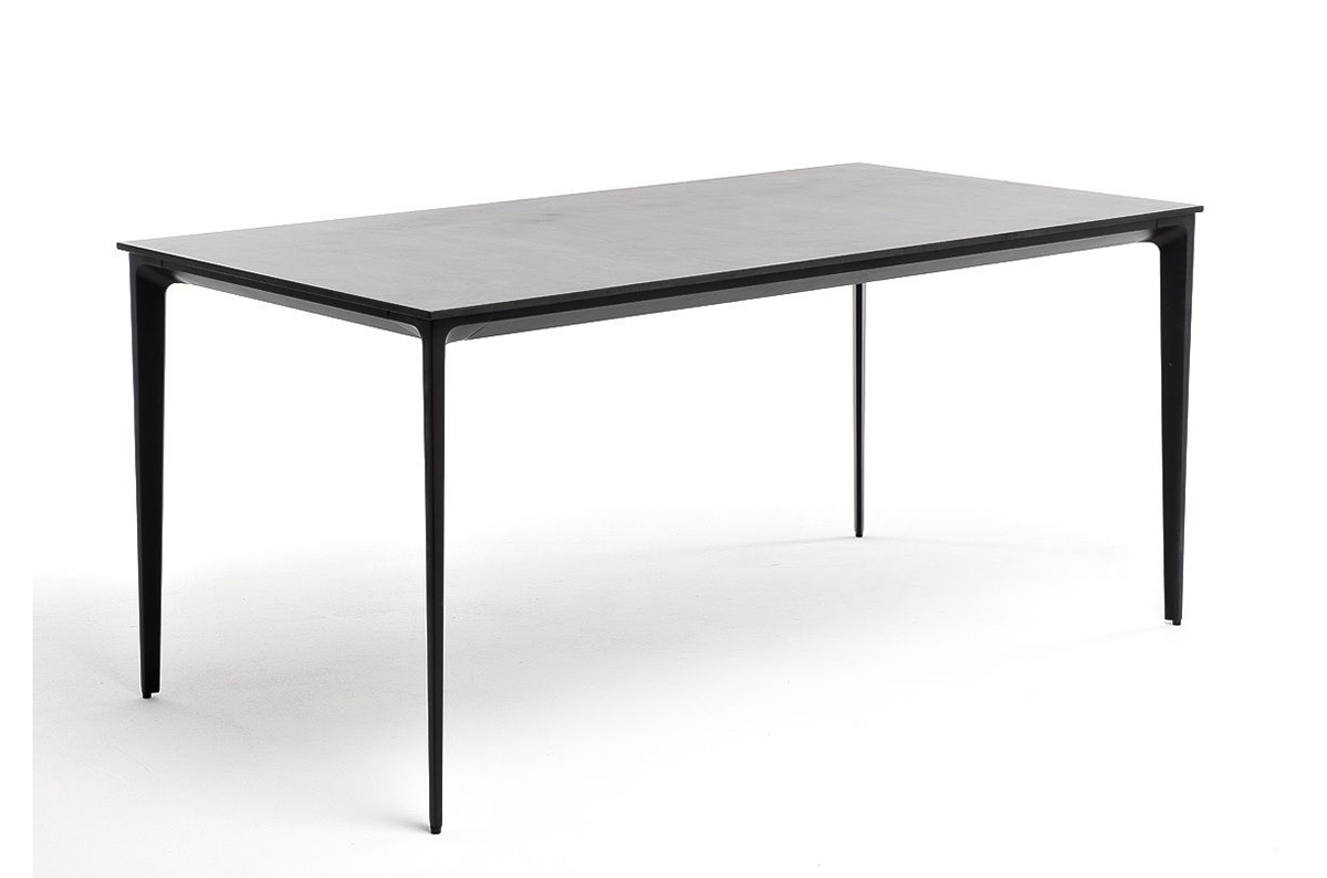 Обеденный стол Малага из HPL 160 серый гранит обеденный стол из hpl 90 венето серый гранит каркас