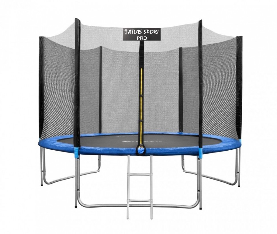 Батут Atlas Sport 252см (8ft) PRO BLUE переноска для животных ferplast atlas 5 open trasportino без аксессуаров 28x41 5x26 см