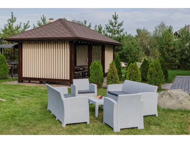 Комплект мебели GRAND LANA XL светло-серый
