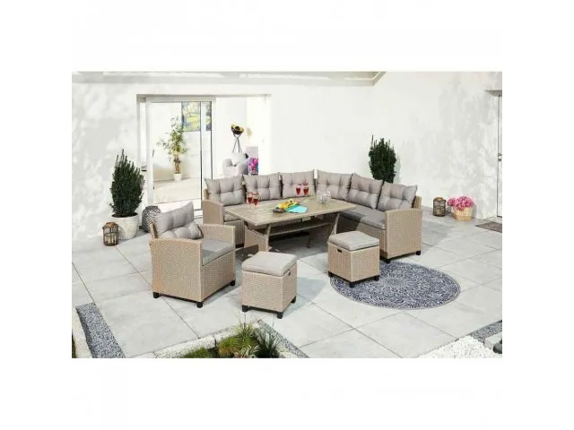 Комплект плетеной мебели AFM-373B Beige