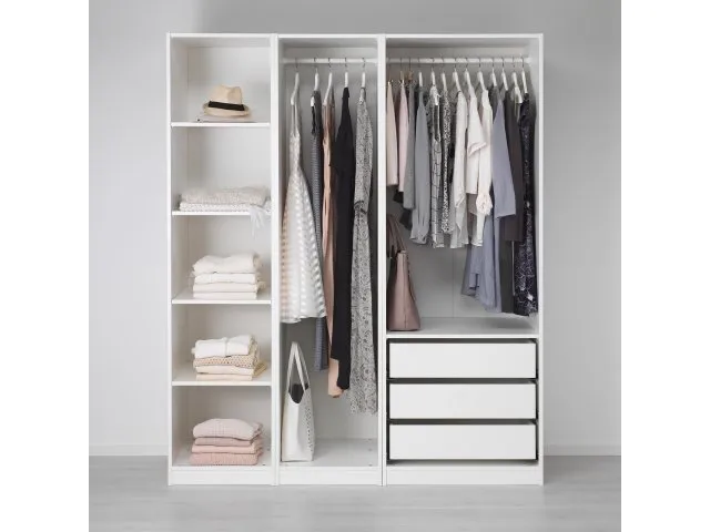 Гардероб PAX IKEA с 3 ящиками
