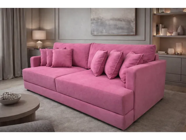 Диван еврокнижка Сиена с 5 декоративными подушками, Vivaldi 16