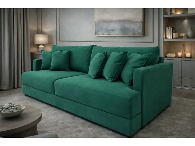 Диван еврокнижка Сиена с 5 декоративными подушками, Vivaldi 11