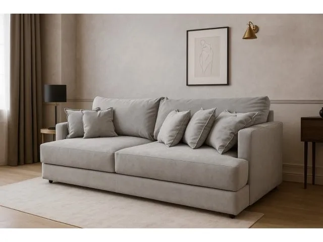 Диван еврокнижка Сиена с 5 декоративными подушками, Vivaldi 04