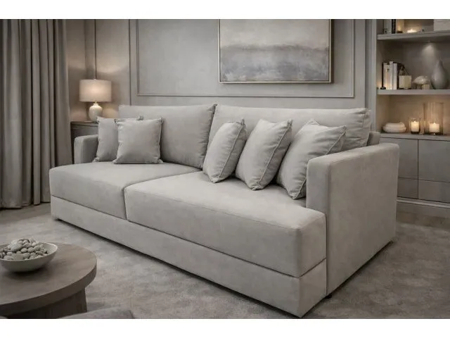 Диван еврокнижка Сиена с 5 декоративными подушками, Vivaldi 04