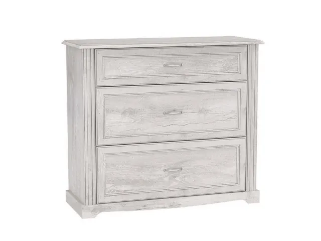 Комод Сохо 32.12 бетон белый/бетон патина