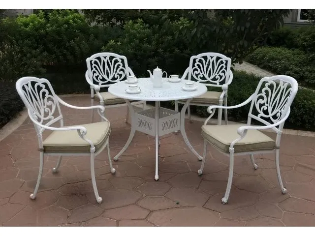 Комплект мебели из литого алюминия Palermo 4 white