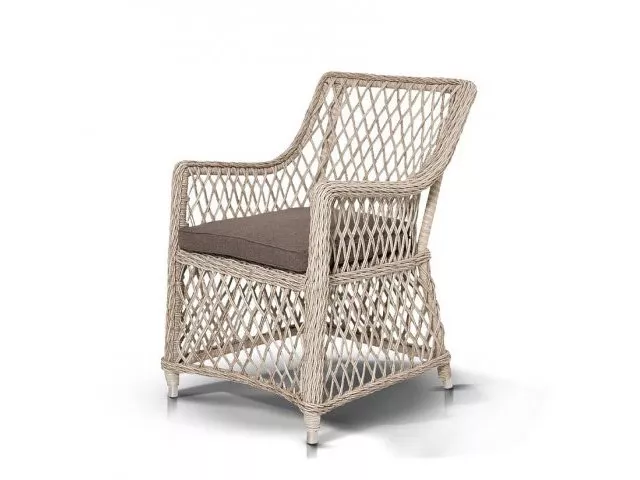 Кресло из искусственного ротанга Латте Beige