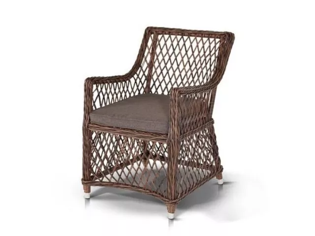 Кресло из искусственного ротанга Латте Brown