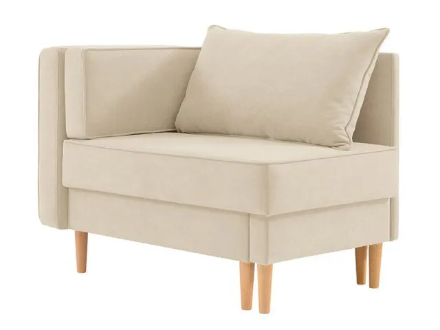 Кушетка-диван Джойс, велюр бежевый Коннект 05