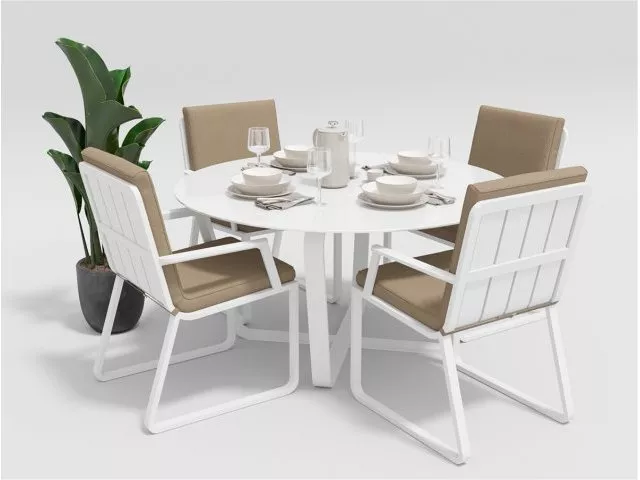 Обеденная группа Primavera white
